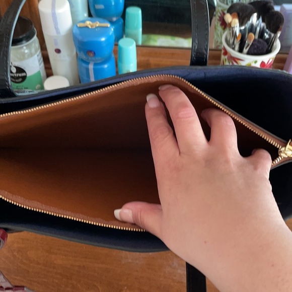 Tory Burch Croc Embossed Perry Tote - Picture 10 of 15